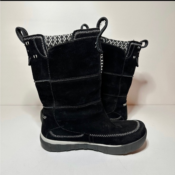 Merrell Boots Womens 6 TEMPEST High Black Suede Opti-Warm Winter Warm Boots - Picture 4 of 9